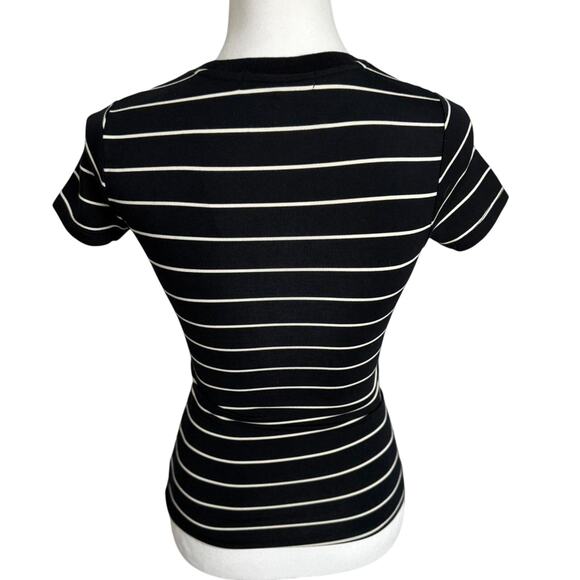 NWT WeWoreWhat Stripped Fitted Crewneck | X-Small - Picture 2 of 6